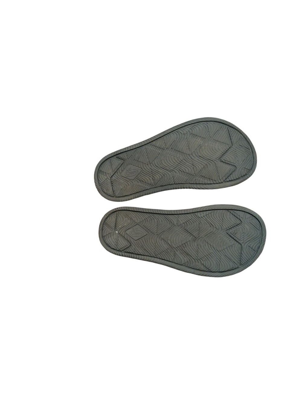 Chaco Chillos Slide Sandals Grey Patterned Straps Slip On Shoes women's size 6 - Picture 8 of 9